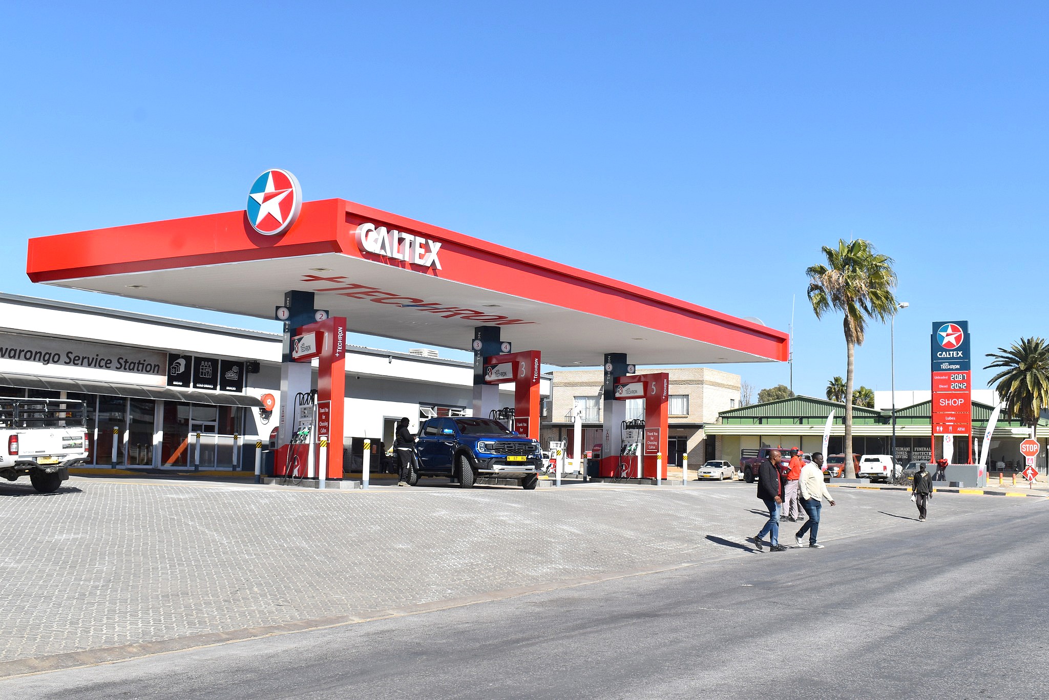caltex service station
